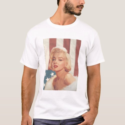 CC15 Marilyn Flag ZAZZ T_Shirt