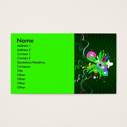 CC-075.ai, Name, Address 1, Address 2, Contact ... Business Card