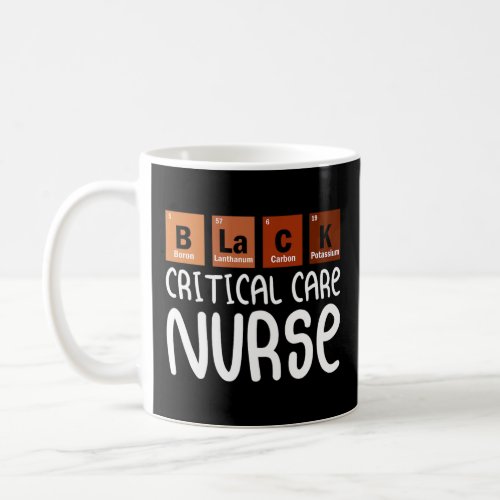 Cc Critical Care Nurse Nurses Day African American Coffee Mug