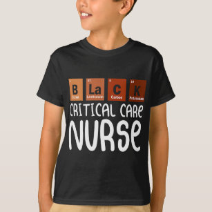 Cc Critical Care Nurse Nurses Day African American T-Shirt