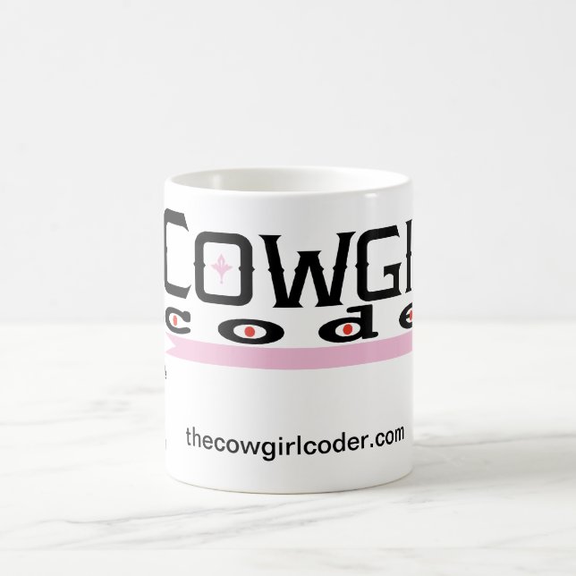 cc-final, thecowgirlcoder.com coffee mug (Center)