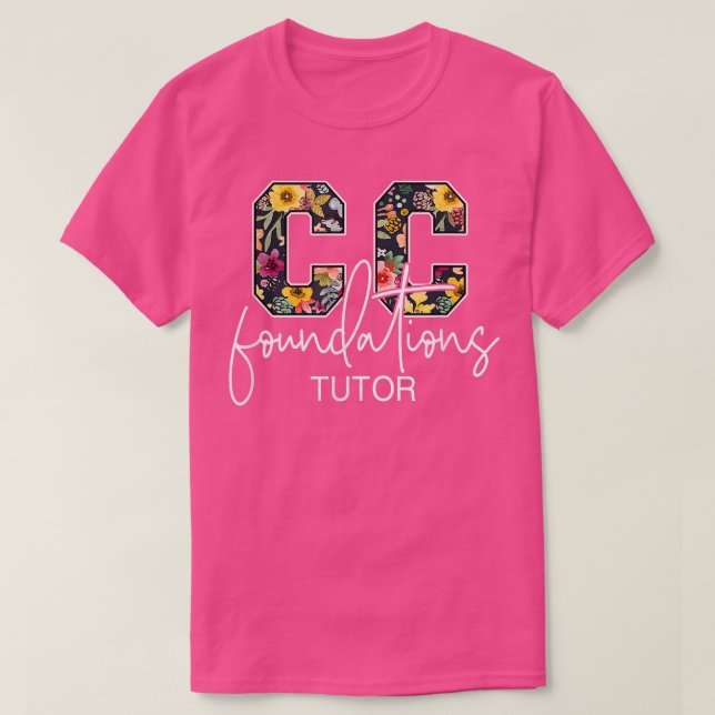 CC Foundations Tutor Classical Conversations Homes T-Shirt (Design Front)