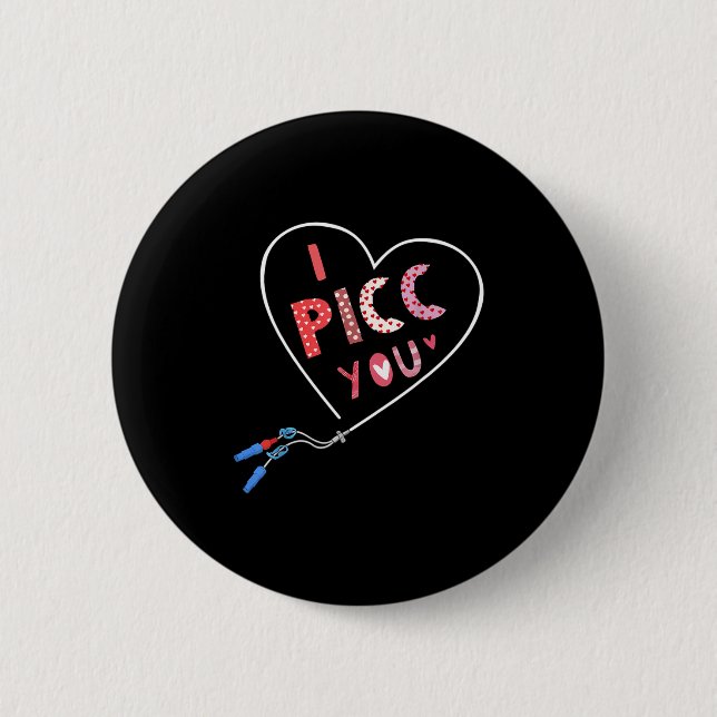 Cc Heart Valentine Vascular Access Team Cc Iv Nurs Button (Front)