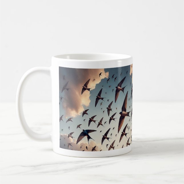 CC&L Tree Service Chimney Swift Mug Design (Left)