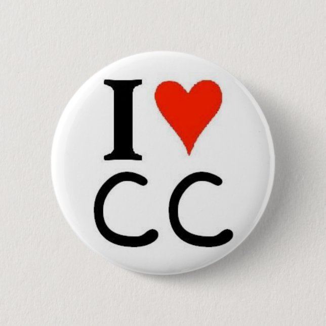 cc pinback button (Front)