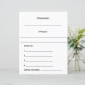 CC Productions Mini-Screenplay Pages (Standing Front)