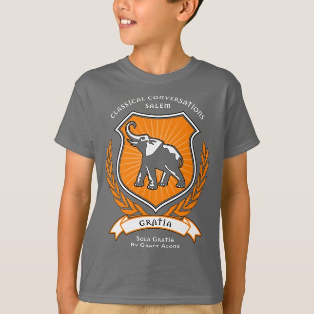 CC Salem Gratia Campus - Full-Sized Crest T-Shirt (Front)