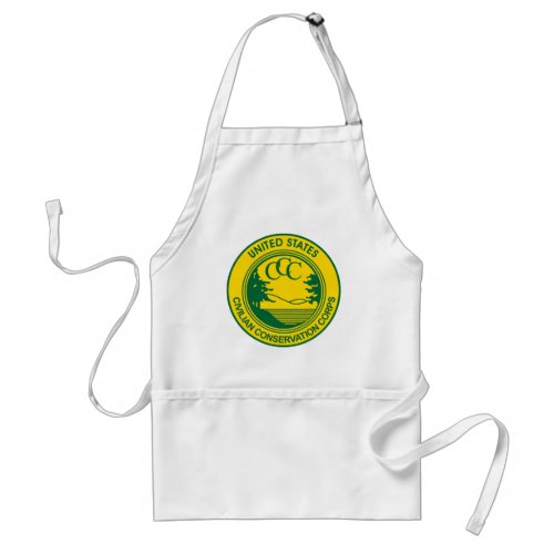 CCC Civilian Conservation Corps Commemorative Adult Apron