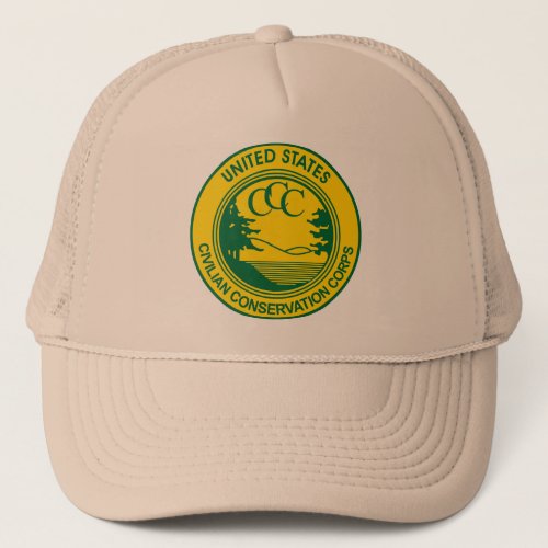 CCC Civilian Conservation Corps Commemorative Trucker Hat