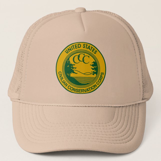 CCC Civilian Conservation Corps Commemorative Trucker Hat (Front)