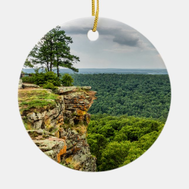 CCC Overlook Petit Jean Ceramic Ornament (Front)