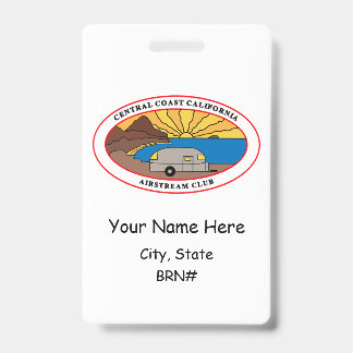 CCCAC Club Name Badge 