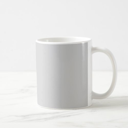 CCCCCC Grey Coffee Mug