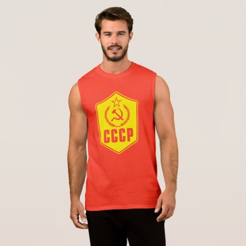 CCCP Communist Emblem Mens Shirt