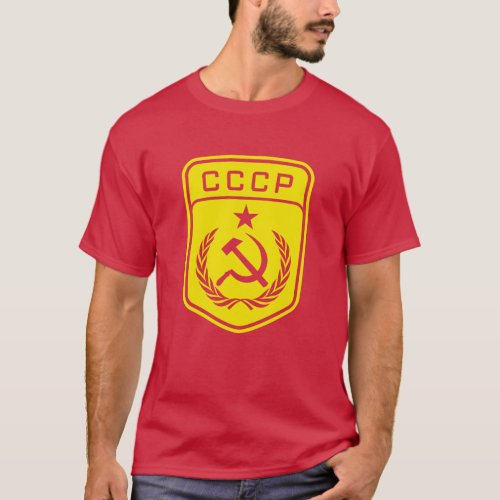 CCCP Emblem Communist Mens T_Shirt