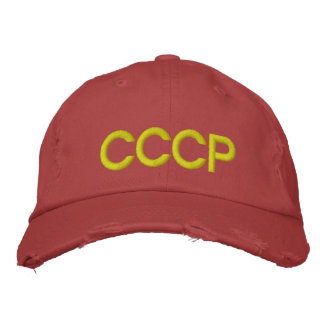 CCCP EMBROIDERED BASEBALL CAP