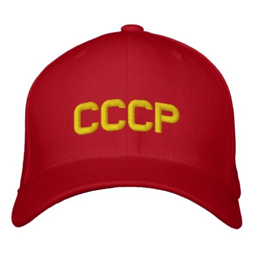 CCCP EMBROIDERED BASEBALL CAP