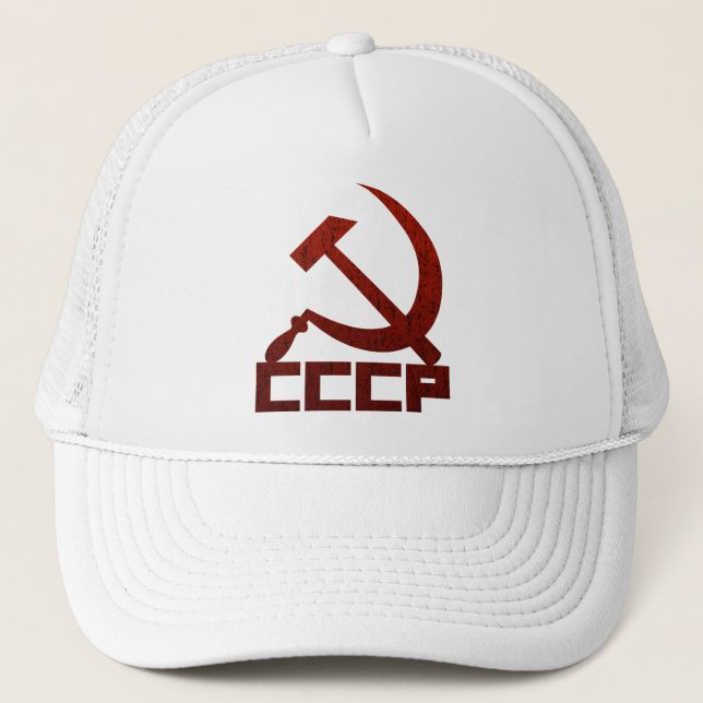 CCCP Hammer & Sickle Trucker Hat (Front)