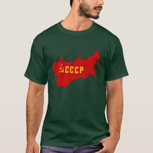 CCCP Map T_Shirt