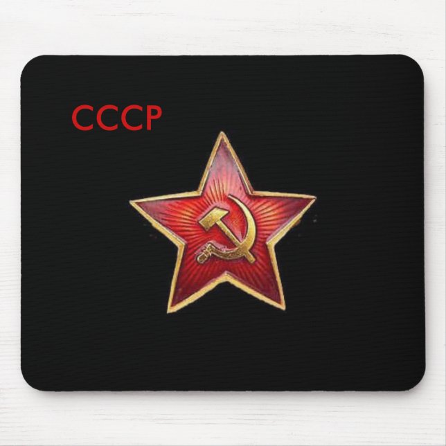 CCCP Red Star Mousepad (Front)