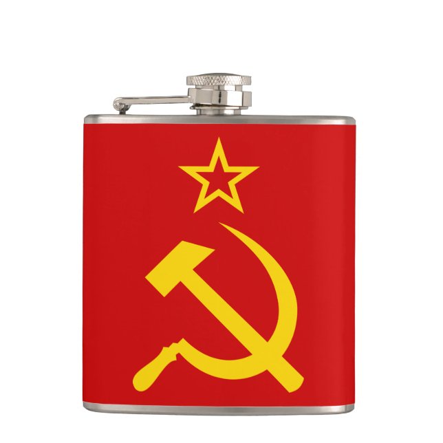 CCCP - Soviet Union Flag Flask (Front)