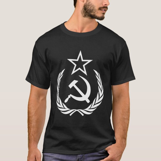 Cccp Soviet Union Hammer Sickle T-Shirt (Front)