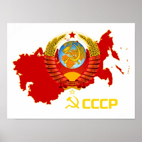 CCCP _ Soviet Union Poster