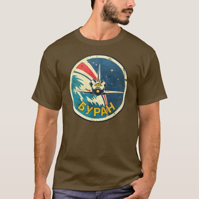 CCCP Space Shuttle Classic Emblem V01 T-Shirt (Front)