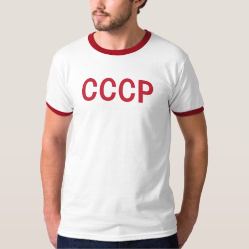 CCCP Sports Logo Vintage Soccer T_Shirt