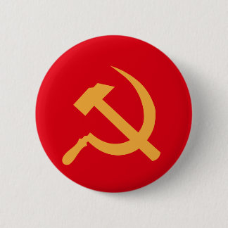 cccp ussr hammer and sickle pinback button