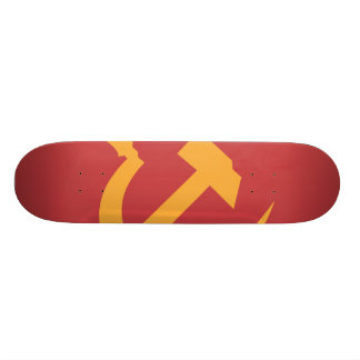 cccp ussr hammer and sickle skateboard