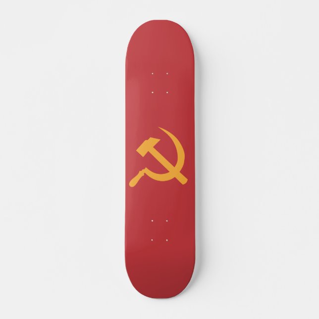 cccp ussr hammer and sickle skateboard deck (Front)