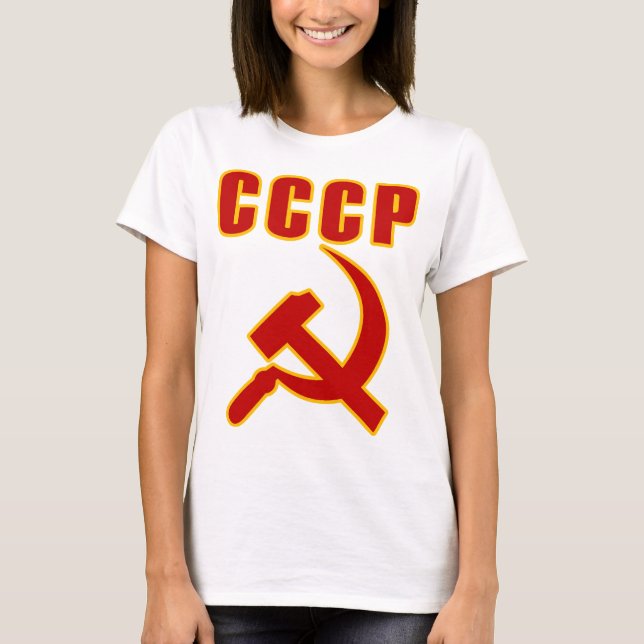 cccp ussr hammer and sickle T-Shirt (Front)
