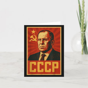 Cccp Vintage Soviet Union Retro Sssr Lavrov Card