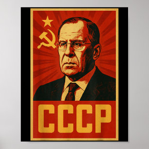 Cccp Vintage Soviet Union Retro Sssr Lavrov Poster