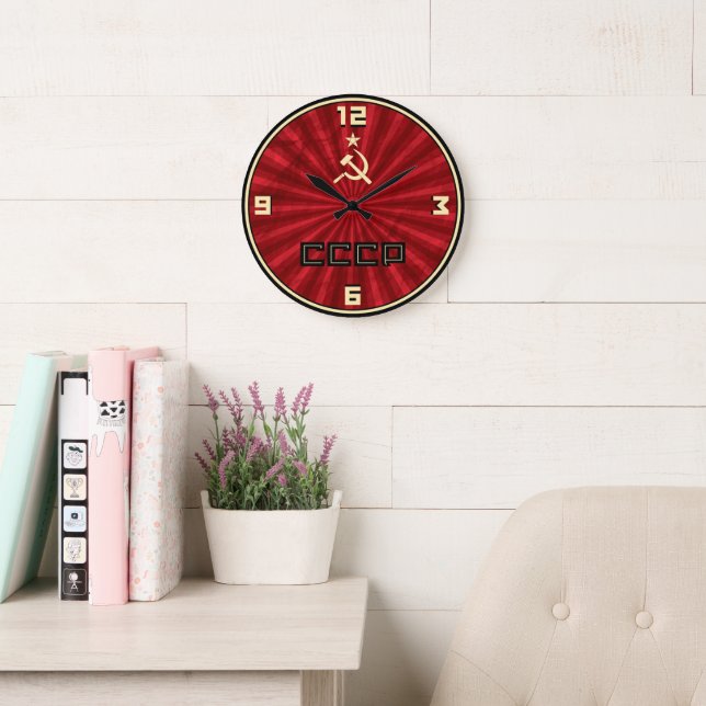 CCCP Wall Clock (Reading Room)