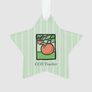 CCD Teacher Thank You, Apple Ornament