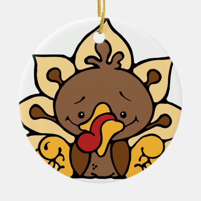 CCFT CUTE CARTOON TURKEY FARM ANIMAL BIRD AUTUMN F CHRISTMAS TREE ORNAMENT