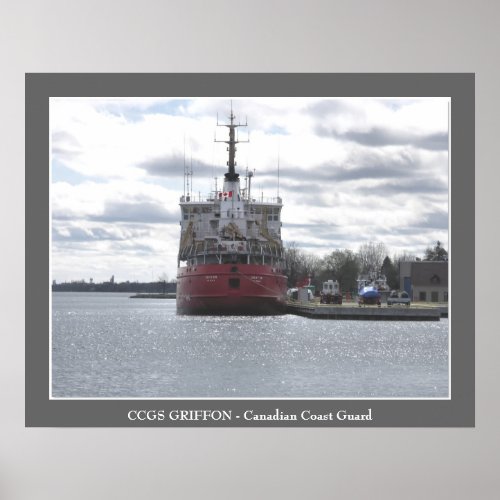 CCGS GRIFFON _ Canadian Coast Guard Poster