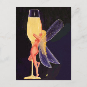 Cchampagne Fairy Postcard