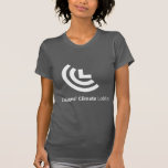 Ccl Logo Dark Gray T-shirt Ladies Cut at Zazzle
