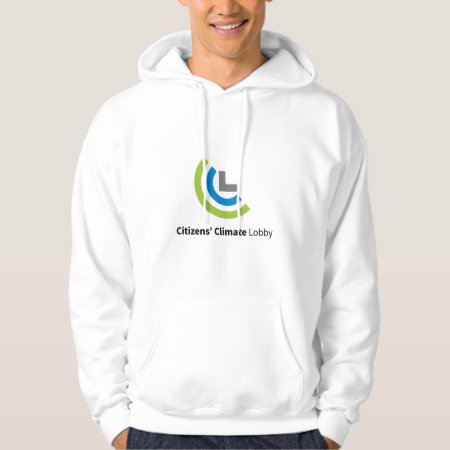 Ccl Logo White Hooded Sweatshirt