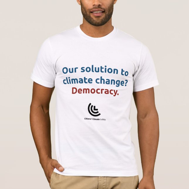 CCL Our Solution White T-Shirt (Front)