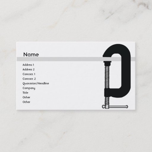 Customizable CClamp - Business Business Card