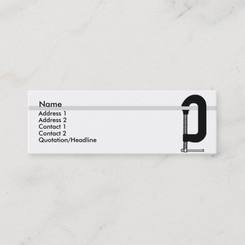 CClamp - Skinny Business Card