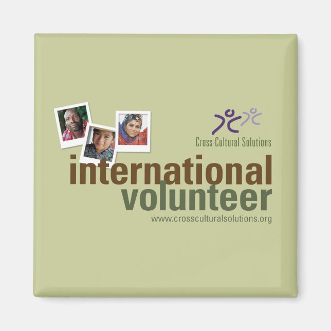 CCS International Volunteer Magnet (Front)