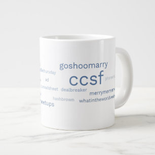 CCSF Blue Hashtag 20-oz. Mug