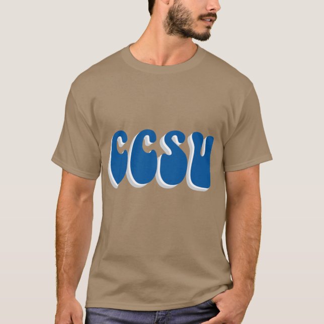 CCSU Central Connecticut State University 2 T-Shirt (Front)
