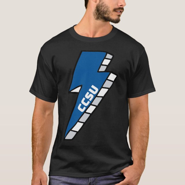 CCSU Central Connecticut State University Lightnin T-Shirt (Front)