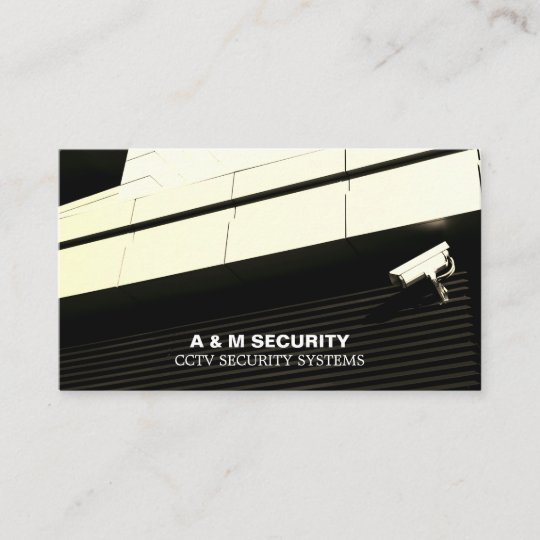 CCTV Mounted Camera, Security Business Card